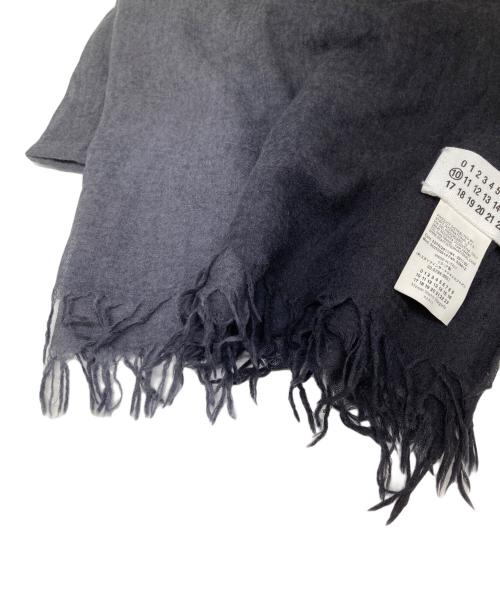 Maison Margiela（メゾンマルジェラ）Maison Margiela (メゾンマルジェラ) カシミヤストール ブラックの古着・服飾アイテム