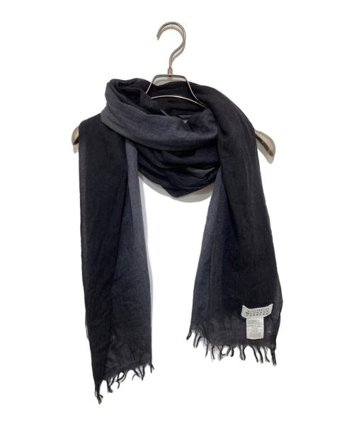 Maison Margiela（メゾンマルジェラ）Maison Margiela (メゾンマルジェラ) カシミヤストール ブラックの古着・服飾アイテム