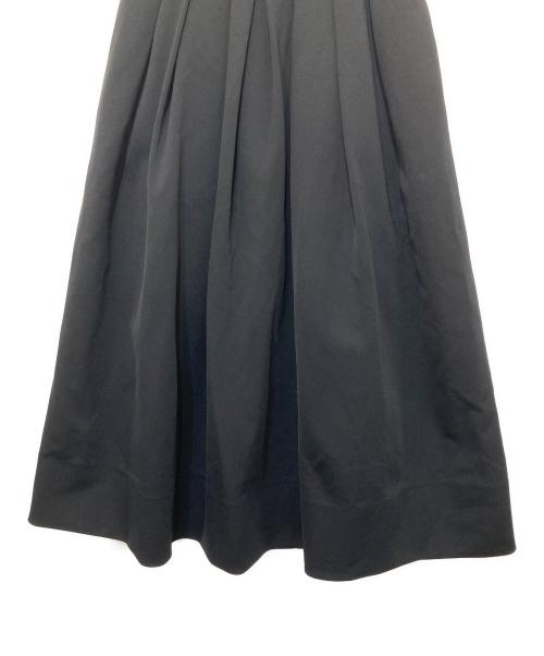 SHE TOKYO（シートーキョー）SHE TOKYO (シートーキョー) タックボリュームスカート ブラック サイズ:34の古着・服飾アイテム