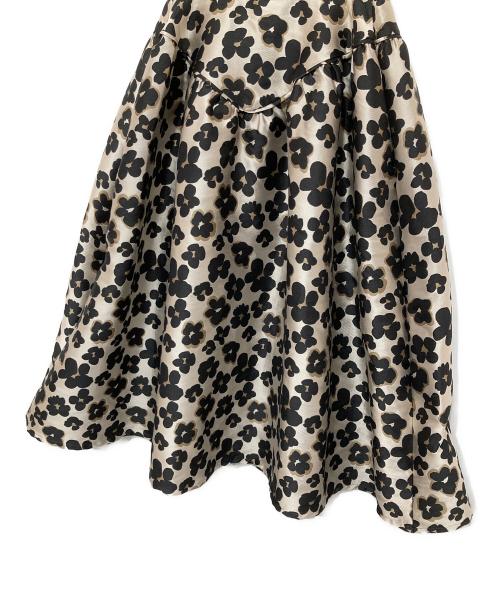 obliM（オブリ）obliM (オブリ) 米沢別注フラワーレオパードスカート ベージュの古着・服飾アイテム