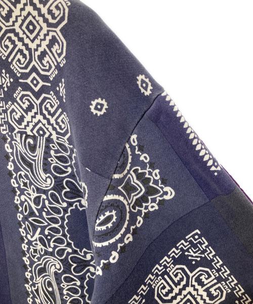 KAPITAL（キャピタル）KAPITAL (キャピタル) バンダナ柄 ビバークビッグスウェット ネイビー サイズ:1の古着・服飾アイテム