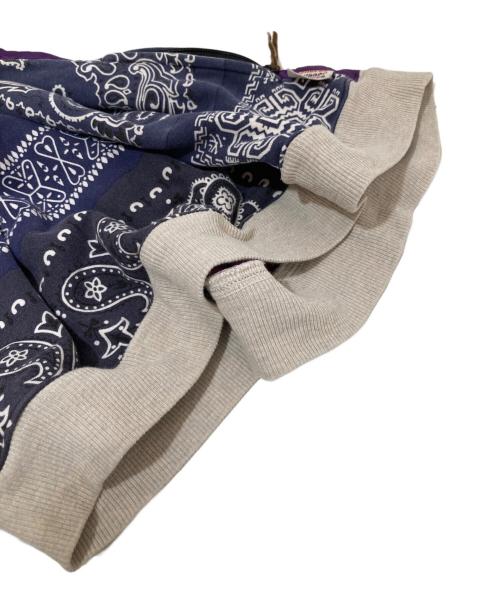 KAPITAL（キャピタル）KAPITAL (キャピタル) バンダナ柄 ビバークビッグスウェット ネイビー サイズ:1の古着・服飾アイテム