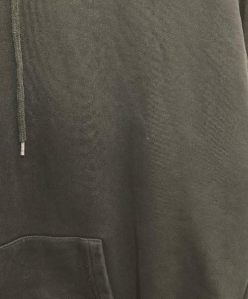 BALENCIAGA（バレンシアガ）BALENCIAGA (バレンシアガ) フードロゴプリントスウェットプルオーバーパーカー ブラック サイズ:Lの古着・服飾アイテム