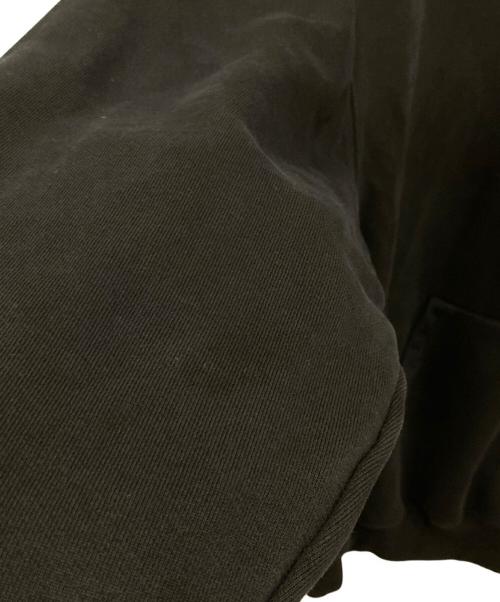 BALENCIAGA（バレンシアガ）BALENCIAGA (バレンシアガ) フードロゴプリントスウェットプルオーバーパーカー ブラック サイズ:Lの古着・服飾アイテム