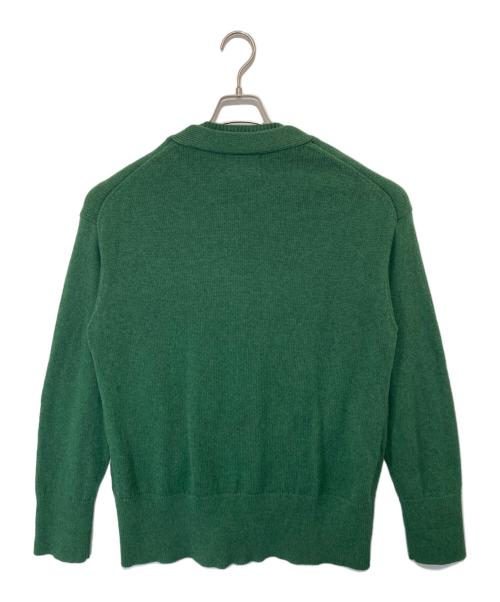 SEVEN TEN by MIHO KAWAHITO（セブン テン バイ ミホ カワヒト）SEVEN TEN by MIHO KAWAHITO (セブン テン バイ ミホ カワヒト) レイヤードライクプルオーバー 6A219 グリーン サイズ:Mの古着・服飾アイテム