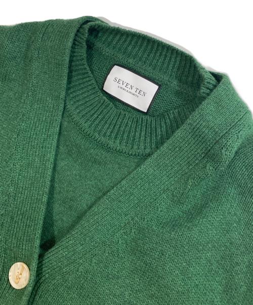 SEVEN TEN by MIHO KAWAHITO（セブン テン バイ ミホ カワヒト）SEVEN TEN by MIHO KAWAHITO (セブン テン バイ ミホ カワヒト) レイヤードライクプルオーバー 6A219 グリーン サイズ:Mの古着・服飾アイテム