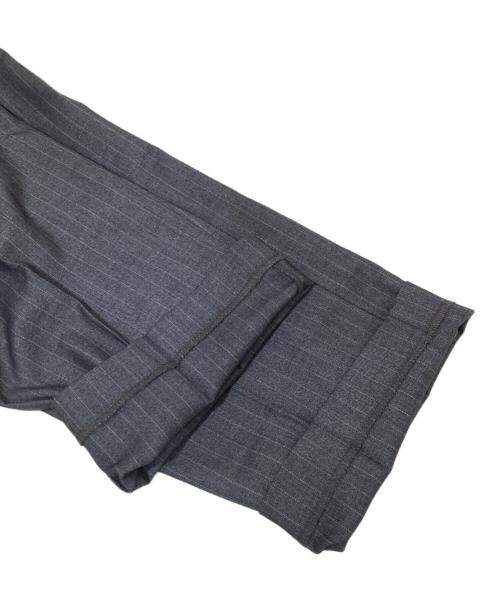 Bibiy.（ビビィ）Bibiy. (ビビィ) ストライプスラックス グレー サイズ:Mの古着・服飾アイテム