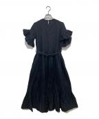 TSURU by MARIKO OIKAWAツルバイマリコオイカワ）の古着「リネンワンピース」｜ブラック