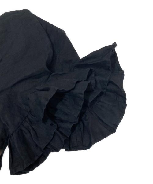 TSURU by MARIKO OIKAWA（ツルバイマリコオイカワ）TSURU by MARIKO OIKAWA (ツルバイマリコオイカワ) リネンワンピース ブラック サイズ:Ｆの古着・服飾アイテム