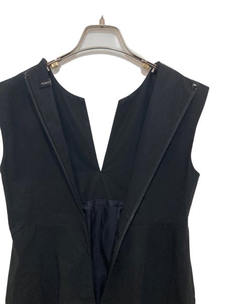 YOKO CHAN（ヨーコチャン）YOKO CHAN (ヨーコチャン) スリットドレス ウエストパール ワンピース ブラック サイズ:36の古着・服飾アイテム