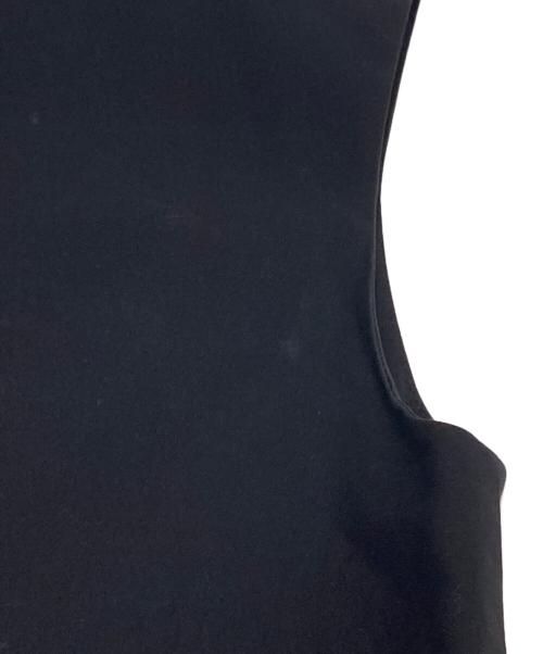 YOKO CHAN（ヨーコチャン）YOKO CHAN (ヨーコチャン) スリットドレス ウエストパール ワンピース ブラック サイズ:36の古着・服飾アイテム