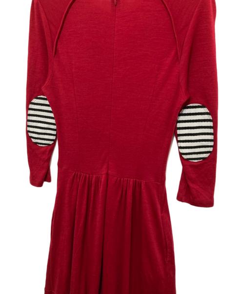 BORDERS at BALCONY（ボーダーズアットバルコニー）BORDERS at BALCONY (ボーダーズアットバルコニー) JERSEY MAXI DRESS(ジャージーマキシドレス) ワンピース　B D1821-2K-06 レッド サイズ:36の古着・服飾アイテム