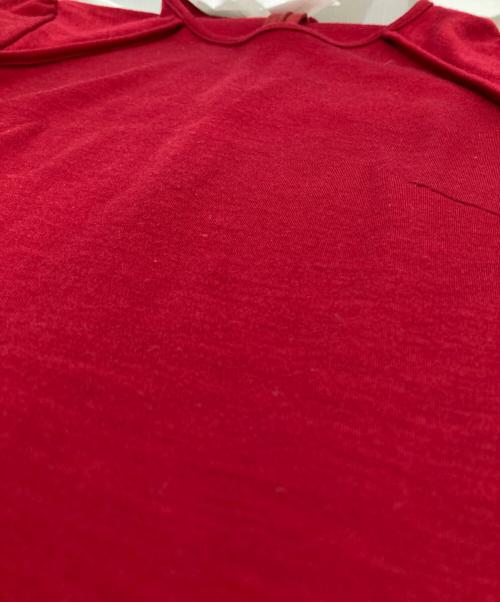 BORDERS at BALCONY（ボーダーズアットバルコニー）BORDERS at BALCONY (ボーダーズアットバルコニー) JERSEY MAXI DRESS(ジャージーマキシドレス) ワンピース　B D1821-2K-06 レッド サイズ:36の古着・服飾アイテム