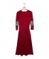 BORDERS at BALCONY (ボーダーズアットバルコニー) JERSEY MAXI DRESS(ジャージーマキシドレス) ワンピース　B D1821-2K-06 レッド サイズ:36：15000円