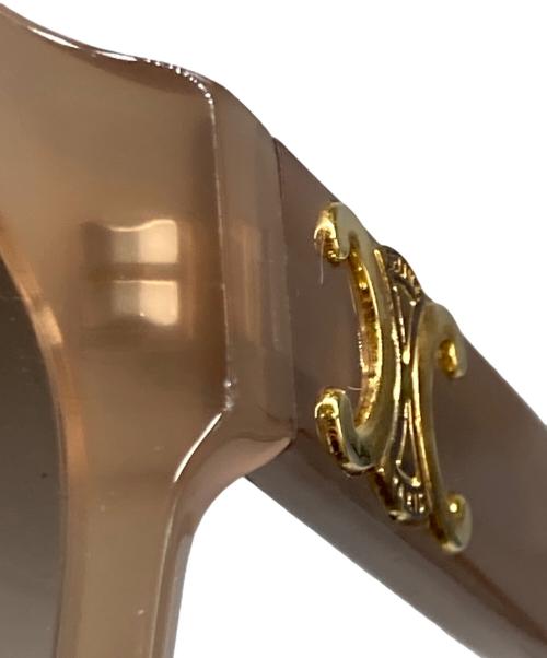 CELINE（セリーヌ）CELINE (セリーヌ) トリオンフサングラス ベージュ サイズ:58□19の古着・服飾アイテム