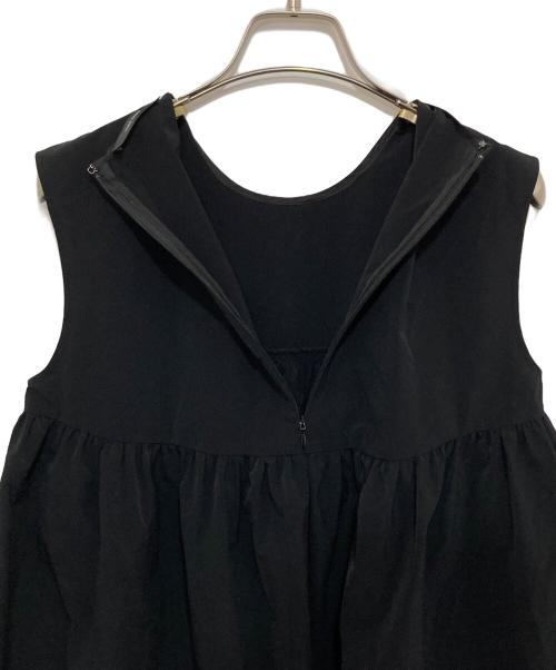 YOKO CHAN（ヨーコチャン）YOKO CHAN (ヨーコチャン) ヘムスカラップブラウス ブラック サイズ:36の古着・服飾アイテム