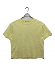 Acne studios（アクネ ストゥディオズ）の古着「ロゴTシャツ」｜イエロー