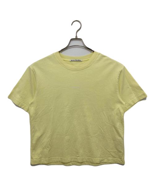 Acne studios（アクネ ストゥディオズ）Acne studios (アクネ ストゥディオス) ロゴTシャツ イエロー サイズ:Sの古着・服飾アイテム