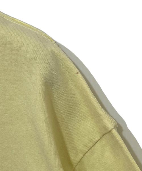 Acne studios（アクネ ストゥディオズ）Acne studios (アクネ ストゥディオス) ロゴTシャツ イエロー サイズ:Sの古着・服飾アイテム