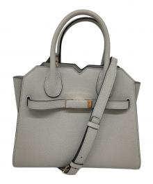 Valextra（ヴァレクストラ）の古着「2WAY バッグ ハンドバッグ ミラノバッグ ミニ」｜グレー