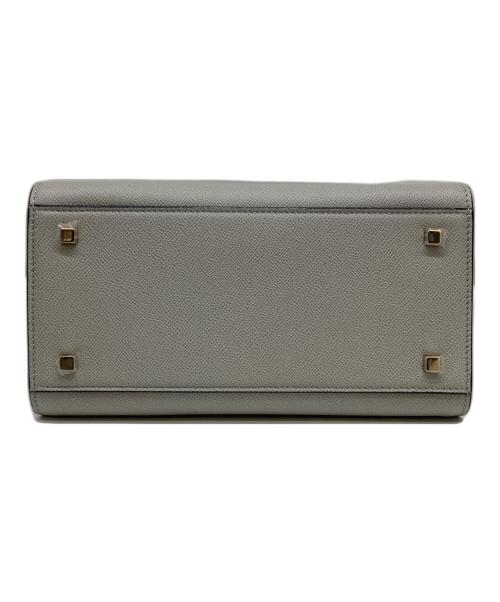 Valextra（ヴァレクストラ）Valextra (ヴァレクストラ) 2WAY バッグ ハンドバッグ ミラノバッグ ミニ グレーの古着・服飾アイテム