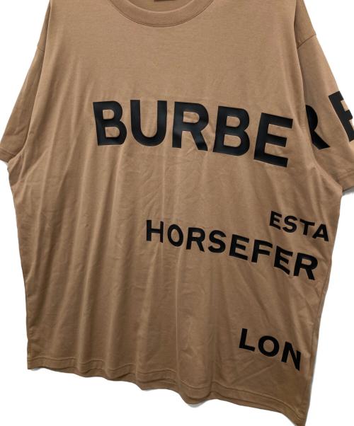BURBERRY（バーバリー）BURBERRY (バーバリー) CARRICK HFH ROAD ロゴ プリントTシャツ ブラウン サイズ:Lの古着・服飾アイテム