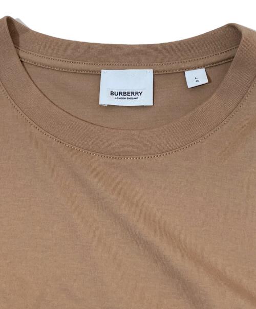 BURBERRY（バーバリー）BURBERRY (バーバリー) CARRICK HFH ROAD ロゴ プリントTシャツ ブラウン サイズ:Lの古着・服飾アイテム