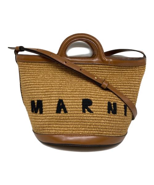 MARNI（マルニ）MARNI (マルニ) 2way TROPICALIA SUMMER SMALL ブラウンの古着・服飾アイテム