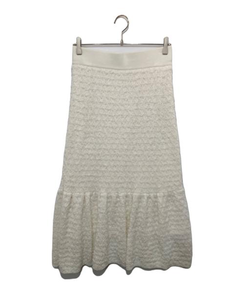 CELFORD（セルフォード）CELFORD (セルフォード) ジャガードニットセットアップ ホワイト サイズ:38の古着・服飾アイテム