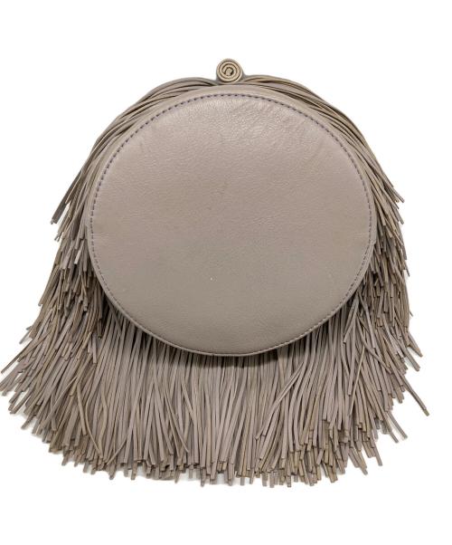 J&M DAVIDSON（ジェイ＆エム デヴィッドソン）J&M DAVIDSON (ジェイ＆エム デヴィッドソン) フリンジショルダーバッグ グレーの古着・服飾アイテム