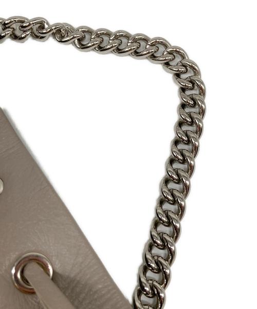 J&M DAVIDSON（ジェイ＆エム デヴィッドソン）J&M DAVIDSON (ジェイ＆エム デヴィッドソン) フリンジショルダーバッグ グレーの古着・服飾アイテム