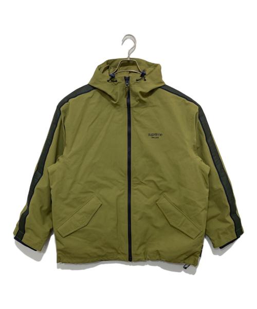 SUPREME（シュプリーム）SUPREME (シュプリーム) GORE-TEX Stripe Hooded Jacket グリーン サイズ:Lの古着・服飾アイテム