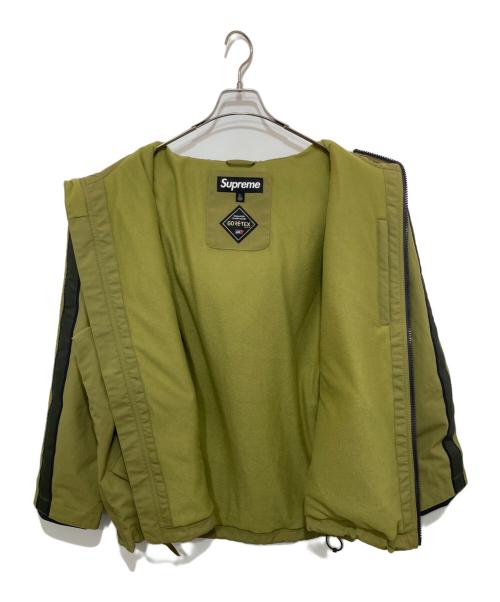 SUPREME（シュプリーム）SUPREME (シュプリーム) GORE-TEX Stripe Hooded Jacket グリーン サイズ:Lの古着・服飾アイテム