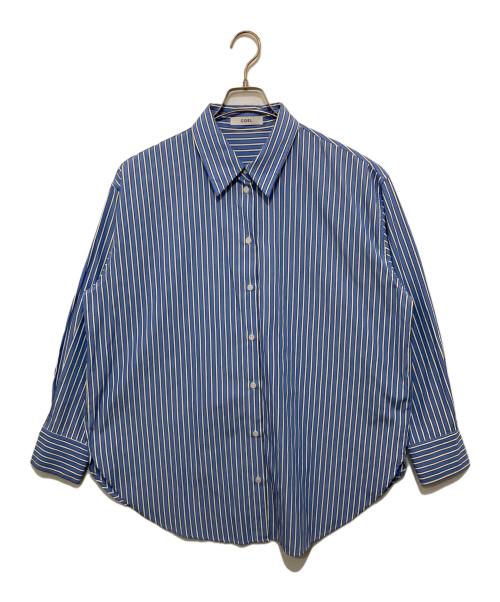 COEL（コエル）COEL (コエル) ビッグシャツセットアップ ブルー サイズ:FREEの古着・服飾アイテム