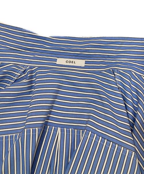 COEL（コエル）COEL (コエル) ビッグシャツセットアップ ブルー サイズ:FREEの古着・服飾アイテム