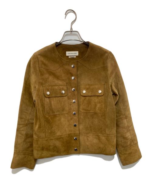 ISABEL MARANT（イザベルマラン）ISABEL MARANT (イザベルマラン) スエードブルゾン ブラウン サイズ:34の古着・服飾アイテム