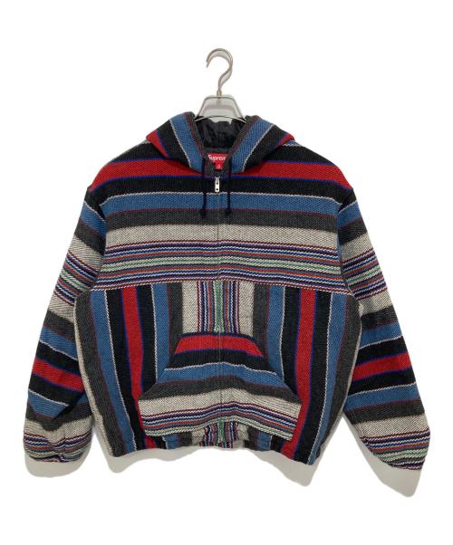 SUPREME（シュプリーム）Supreme (シュプリーム) Woven Stripe Hooded Jacket　 ウーブン ストライプ フーデッド ジャケット　25SS マルチカラー サイズ:XLの古着・服飾アイテム