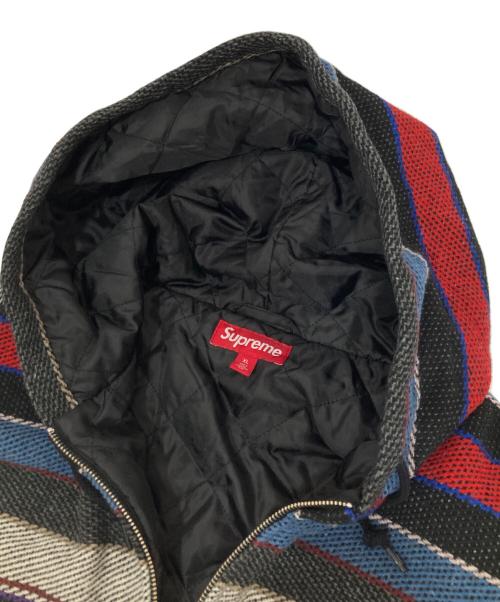 SUPREME（シュプリーム）Supreme (シュプリーム) Woven Stripe Hooded Jacket　 ウーブン ストライプ フーデッド ジャケット　25SS マルチカラー サイズ:XLの古着・服飾アイテム