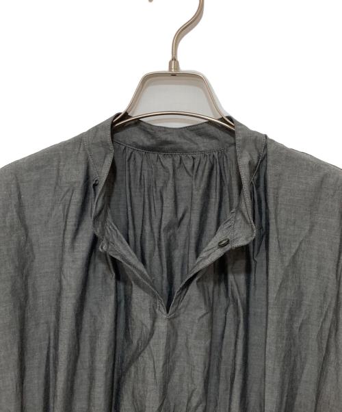 Dimprobe（ディンプローブ）Dimprobe (ディンプローブ) オーガニックコットンフレアワンピース グレー サイズ:Fの古着・服飾アイテム