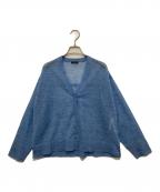 VERMEIL par ienaヴェルメイユ パー イエナ）の古着「シアーラミーニットVカーディガン」｜ブルー