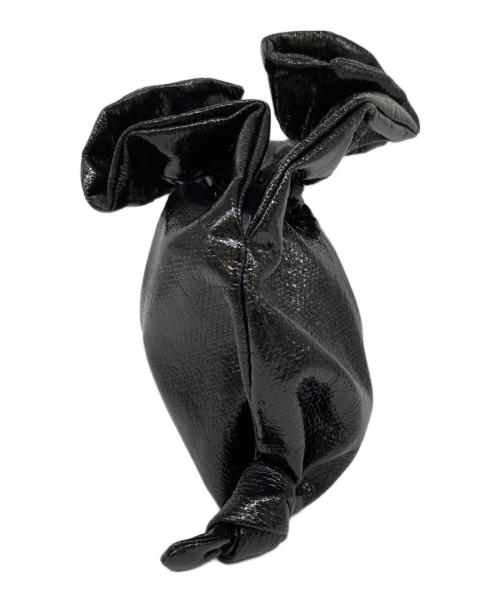 LUDLOW（ラドロー）LUDLOW (ラドロー) シュシュ ハンドバッグ ブラックの古着・服飾アイテム