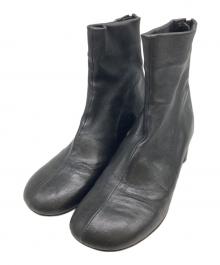 purpred（パープレッド）の古着「ジップブーツ」｜ブラック