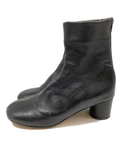 purpred（パープレッド）purpred (パープレッド) ジップブーツ ブラック サイズ:22.5の古着・服飾アイテム