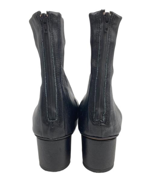 purpred（パープレッド）purpred (パープレッド) ジップブーツ ブラック サイズ:22.5の古着・服飾アイテム