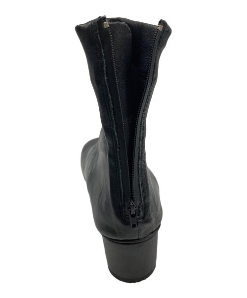 purpred（パープレッド）purpred (パープレッド) ジップブーツ ブラック サイズ:22.5の古着・服飾アイテム