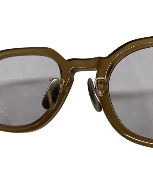 BLANC（ブラン）BLANC (ブラン) 眼鏡 ベージュ サイズ:48□21-145の古着・服飾アイテム