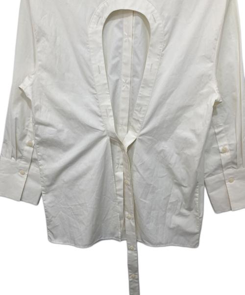 ROHE（ロヘ）ROHE (ロヘ) Open back shirt ホワイト サイズ:36の古着・服飾アイテム