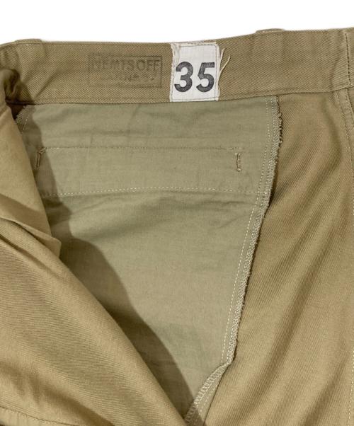 French Army（フランス軍）French Army (フレンチアーミー) M52 CHINO TROUSERS ベージュ サイズ:35の古着・服飾アイテム