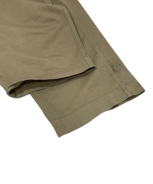 French Army（フランス軍）French Army (フレンチアーミー) M52 CHINO TROUSERS ベージュ サイズ:35の古着・服飾アイテム