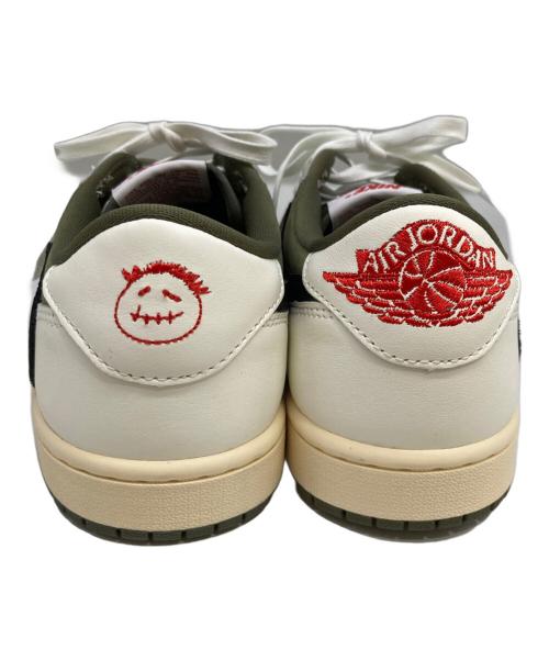 NIKE（ナイキ）NIKE (ナイキ) Travis Scott (トラヴィス・スコット) ローカットスニーカー オリーブ サイズ:26.5cmの古着・服飾アイテム
